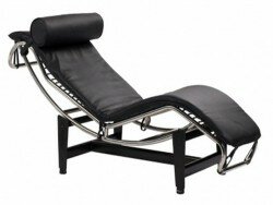  Le Corbusier Chaise Lounge Black